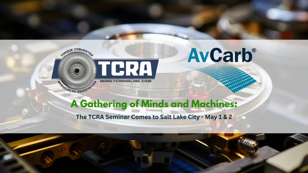 AvCarb gold sponsor 2026 TCRA seminar woven carbon friction material - AvCarb Blog